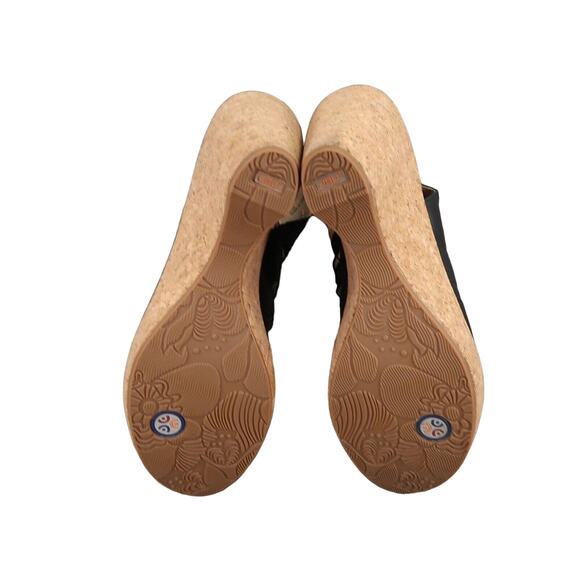 Jambu Shoes Womens 9 Sandals Wedge Platform Fashion Caged Peep Toe Cushioned JBU - Picture 12 of 14